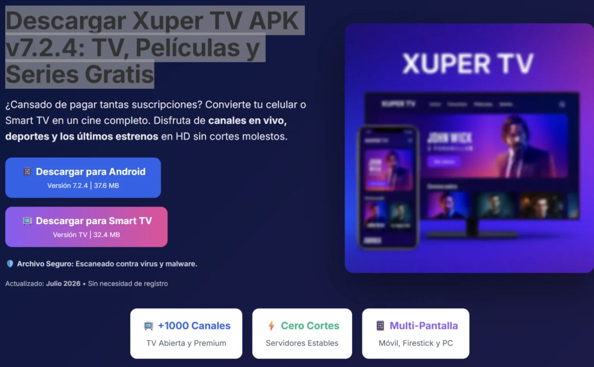 Πειρατική υπηρεσία XuperTV σε λειτουργία