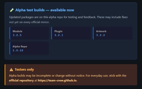 διαθέσιμες εκδόσεις pre-release builds του The Crew