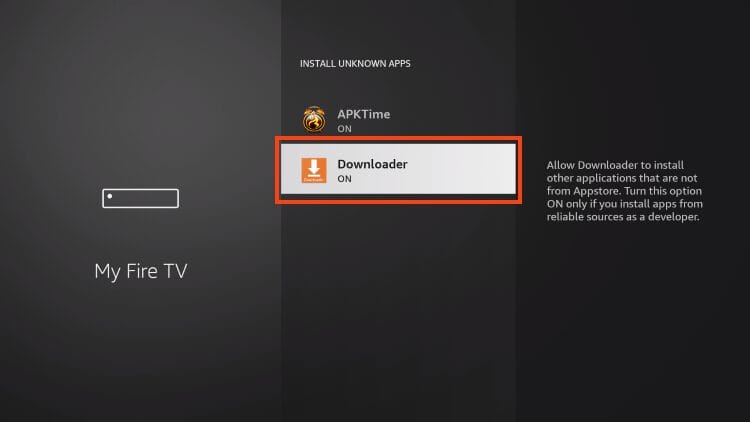 Ενεργοποίηση άγνωστων πηγών για jailbreak στο Firestick