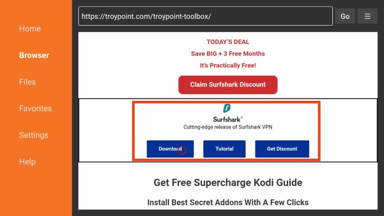 Εγκατάσταση εφαρμογών μέσα από το techvortex Toolbox